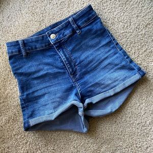 High waisted shorts